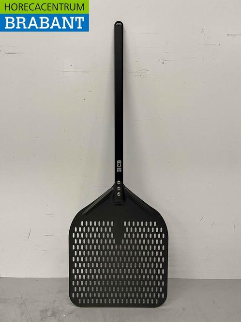 Pizzaschep hard geanodiseerd, geperforeerd blad 35 cm,, Zakelijke goederen, Horeca | Keukenapparatuur, Ophalen of Verzenden
