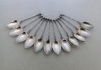 130 Years Old Set of 12 Tea - Lepel - .800 zilver