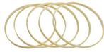 Bamboe ring borduurring flowerhoop +/- 9 cm/stuk bamboo, Nieuw