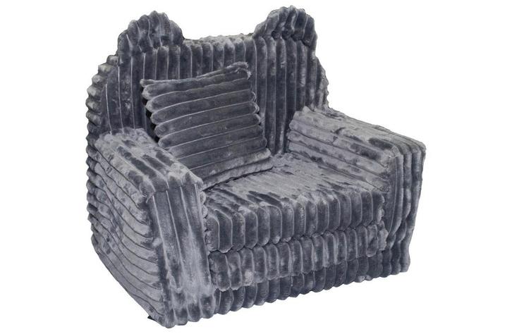 Kindermeubel Corduroy | Grijs | Wasbaar | Laatste Stuks!, Huis en Inrichting, Stoelen, Grijs, Eén, Nieuw, Overige materialen, Ophalen of Verzenden