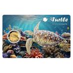Tsjaad. 3000 francs Lot 5 x 1/1000 oz 999 Fine Gold Turtle