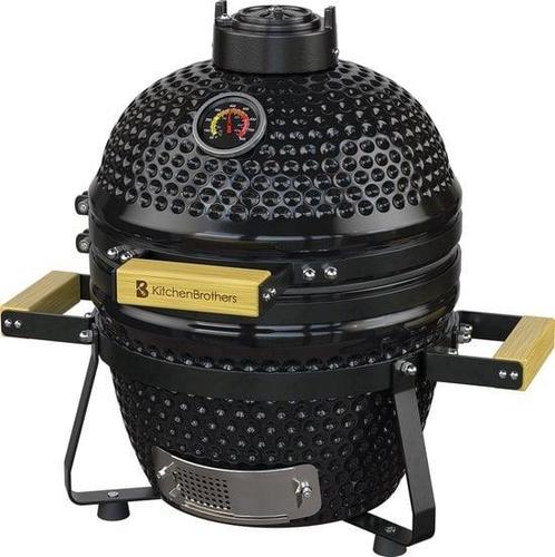 Tweedekans | KitchenBrothers Kamado BBQ– Incl. Accessoires &, Tuin en Terras, Houtskoolbarbecues, Ophalen of Verzenden