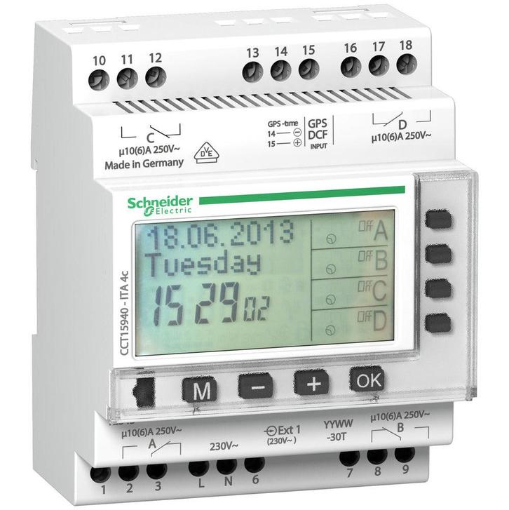 Schneider Electric Interrupteur horaire annuel programmable, Bricolage & Construction, Électricité & Câbles, Envoi