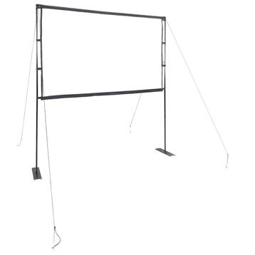 vidaXL Projectiescherm met statieven 90 inch 16:9, Verzenden
