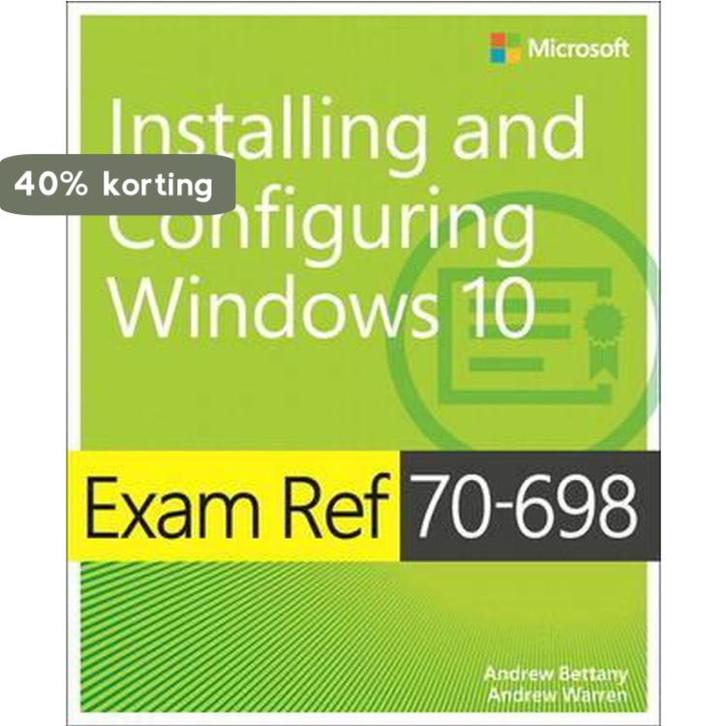 Exam Ref 70-698 Installing and Configuring Windows 10, Livres, Langue | Anglais, Envoi