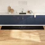 vidaXL Keuken Tapijt Zwart 300 x 60 cm Fluweel, Tuin en Terras, Verzenden, Nieuw