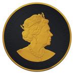 Australië. 1 Dollar 2021 Zoo Cheetah Black Platinum 24k