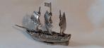 Miniatuur beeldje - Zilveren Miniatuur Zeilschip - .925