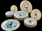 Hermes - Eetservies voor 6 (19) - Toucans - Porselein -