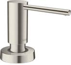 Hansgrohe A51 Zeep-/lotiondispenser, rvs look, Ophalen of Verzenden, Nieuw, Bad