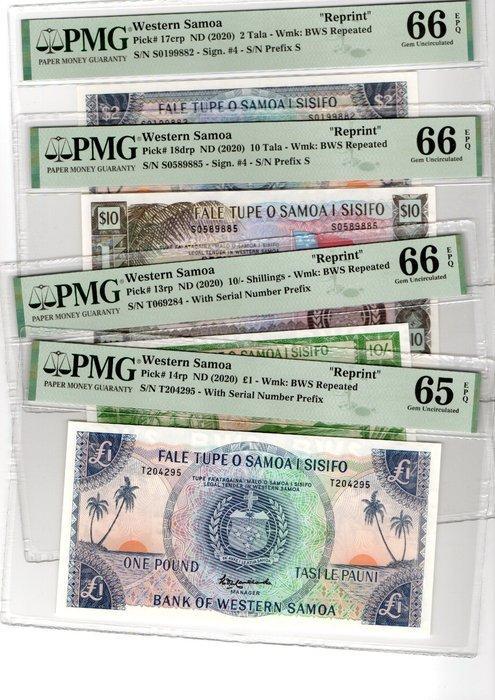 Western Samoa. - 4 banknotes - all graded - ND (2020) -, Timbres & Monnaies, Monnaies | Pays-Bas