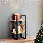 vidaXL Boekenkast met 2 schappen 40x30x70 cm massief, Huis en Inrichting, Kasten | Boekenkasten, Verzenden, Nieuw