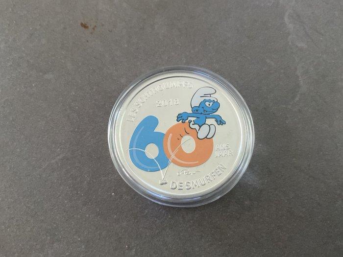 België. 5 Euro 2018 De Smurfen Proof (Zonder minimumprijs), Postzegels en Munten, Munten | Europa | Euromunten