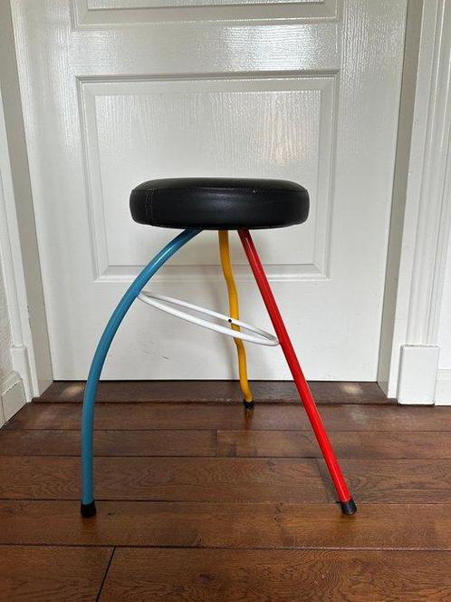 Javier Mariscal - Kruk - Taburete Dúplex - Metaal, Antiek en Kunst, Antiek | Meubels | Stoelen en Sofa's