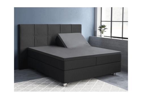 PRIMAVIERA DELUXE Splittopper Satijn Hoeslaken Antraciet, Huis en Inrichting, Slaapkamer | Beddengoed