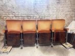 Sofa - Hout, IJzer - rij bioscoopzetels, Antiek en Kunst