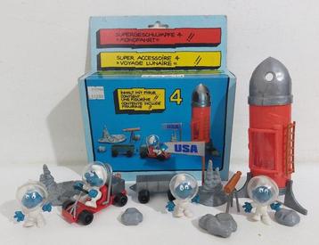 Schleich  - Action figure 4.0604 SMURF MOONSET SUPER PLASET