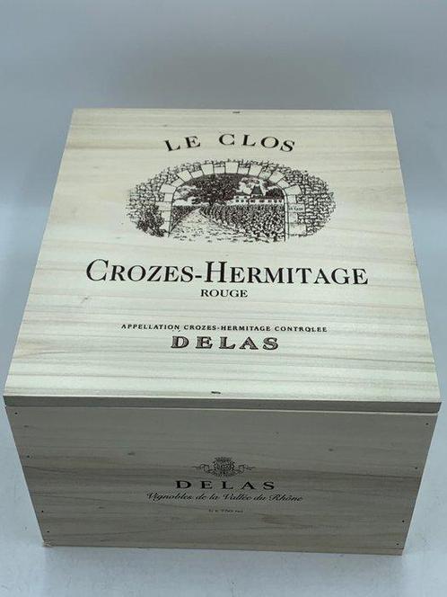 2020 Delas Le Clos Crozes-Hermitage - Rhône - 6 Flessen, Collections, Vins