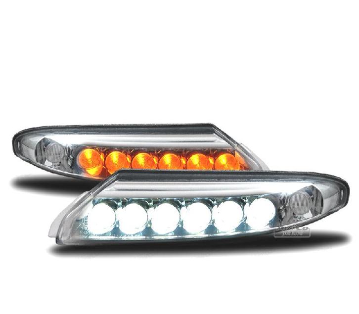 Feux Diurnes +Clignotants Led Pour Porsche 997 Turbo Gt2 06-, Auto-onderdelen, Verlichting, Verzenden