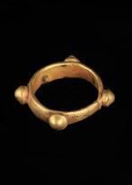 Oud-Romeins Goud Ring met korrels, Antiek en Kunst