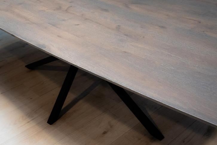 Tafel Deens Ovaal Eikenhout  Twist Poot  300x100, Huis en Inrichting, Tafels | Eettafels