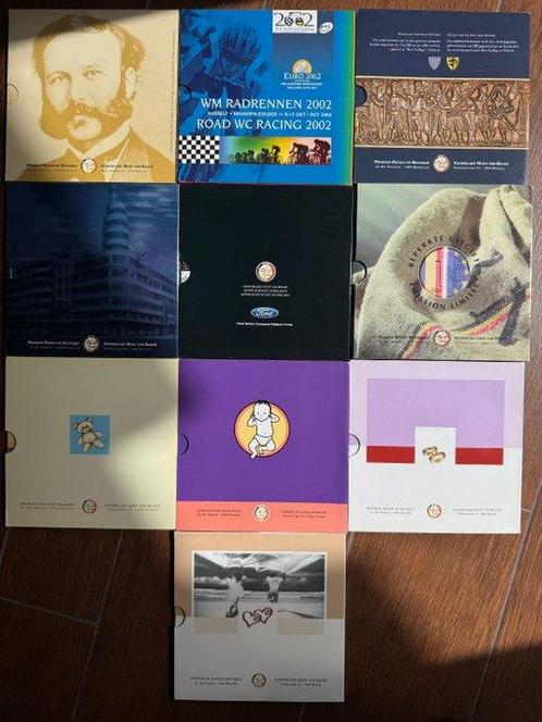 België. Year Set (BU) 2002/2004 (10 sets) (Zonder, Postzegels en Munten, Munten | Europa | Euromunten