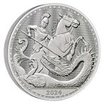 Royaume-Uni. 500 pounds 2024 1 Kilo £500 GBP Saint George &