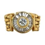 Ring - 18 karaat Geel goud -  1.33ct. tw. Diamant, Nieuw