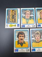 1974 Panini #105, 107/108, 110, 112 World Cup Munchen 74 -