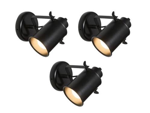 Veiling - 3x Beaux spotlamp E27 excl. lichtbron Montpellier, Huis en Inrichting, Lampen | Wandlampen, Nieuw