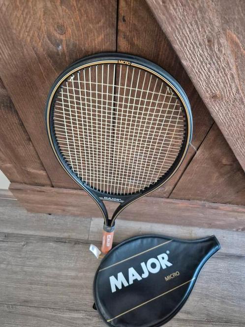 Tennisracket Major zwart, Sport en Fitness, Tennis, Nieuw, Ophalen of Verzenden
