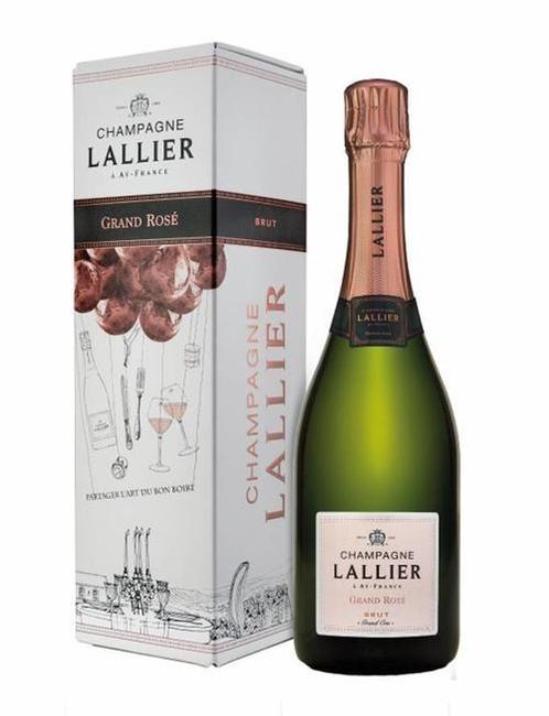 Champagne Lallier Grand Rose Grand Cru 0.75L, Verzamelen, Wijnen