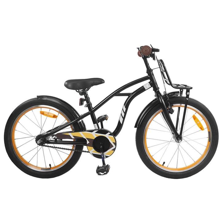 vidaXL Kinderfiets 20 Inch voor 6-11 jaar oud Zwart, Fietsen en Brommers, Fietsen | Racefietsen, Nieuw, Verzenden