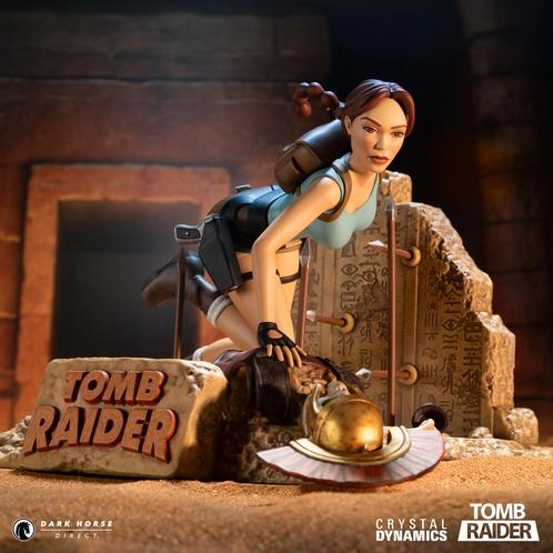 Tomb Raider 1996 PVC Statue Lara Croft Classic Era 17 cm, Verzamelen, Film en Tv, Ophalen of Verzenden
