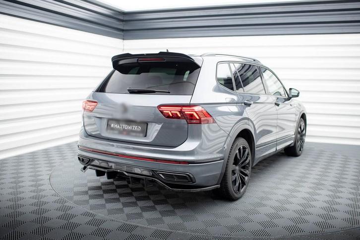 Rear Splitter voor VW Tiguan Allspace R-Line Mk2 Facelift, Auto diversen, Tuning en Styling, Ophalen of Verzenden