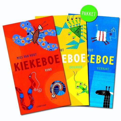 Kiekeboe pakket Vierkant, Rond en Driehoek 9789047709794, Boeken, Kinderboeken | Baby's en Peuters, Zo goed als nieuw, Verzenden