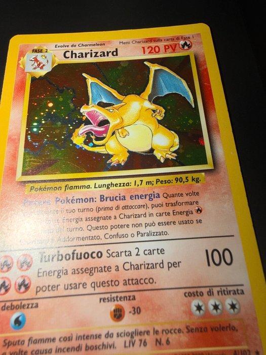 Pokémon Card - Charizard 4/102 Holo - WOTC - Base set, Hobby en Vrije tijd, Verzamelkaartspellen | Pokémon