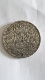 België. Leopold II. 5 Francs 1863 (Zonder minimumprijs), Timbres & Monnaies