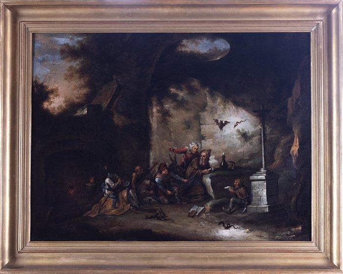 David Tenier il giovane (1610-1690), Attrib. - Tentazioni di, Antiquités & Art, Art | Peinture | Classique