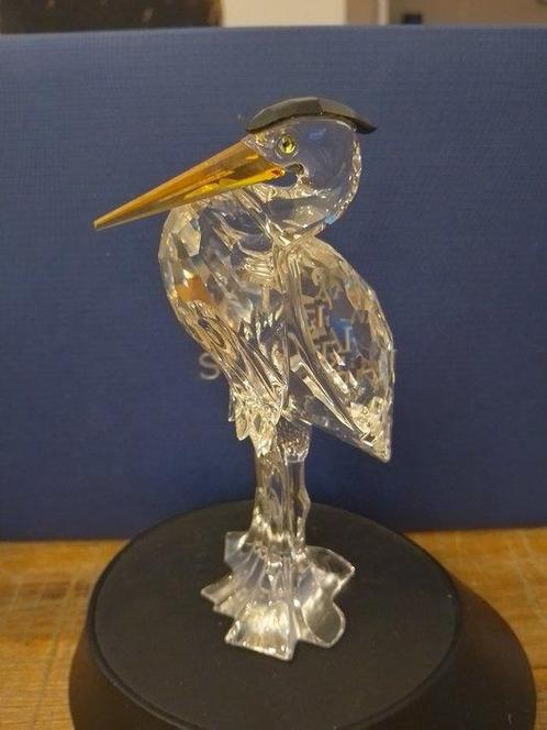 Swarovski - Beeldje - Silver Heron 221627 - box +, Antiek en Kunst, Curiosa en Brocante