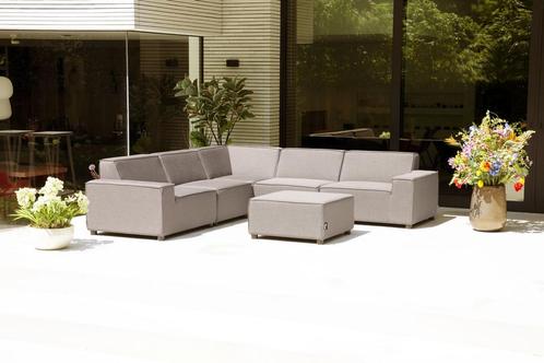 Flow. Cube hoek loungebank taupe chiné |   Sunbrella | SALE, Tuin en Terras, Tuinsets en Loungesets