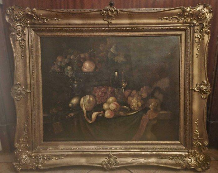 Escuela Holandesa (XVIII-XIX) - Vanitas - NO RESERVE, Antiek en Kunst, Kunst | Schilderijen | Klassiek