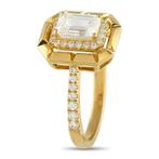 Ring - 18 karaat 18K geelgouden 1,27ct diamanten ring, Geel, Nieuw