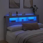 vidaXL Hoofdeinde met LED 180x18,5x103,5 cm bewerkt hout, Huis en Inrichting, Slaapkamer | Bedden, Verzenden, Nieuw