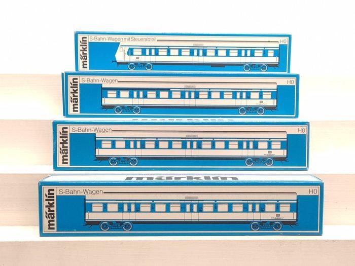 Märklin H0 - 4183/4184/4185 - Modeltrein personenwagen (4) -, Hobby en Vrije tijd, Modeltreinen | H0