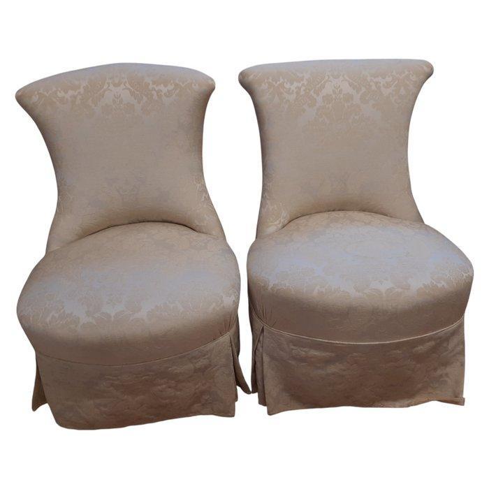 Fauteuil (2) - Massief hout - kamerfauteuils, Antiek en Kunst, Antiek | Overige Antiek