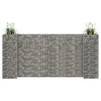 vidaXL Gabion plantenbak H-vormig 260x40x120 cm staaldraad, Tuin en Terras, Verzenden, Nieuw