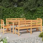 vidaXL Ensemble à manger de jardin 5pcs Bois de teck, Jardin & Terrasse, Verzenden, Neuf