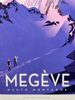 Monsieur Z - Affiche de Tourisme Megève, Haute Montagne,