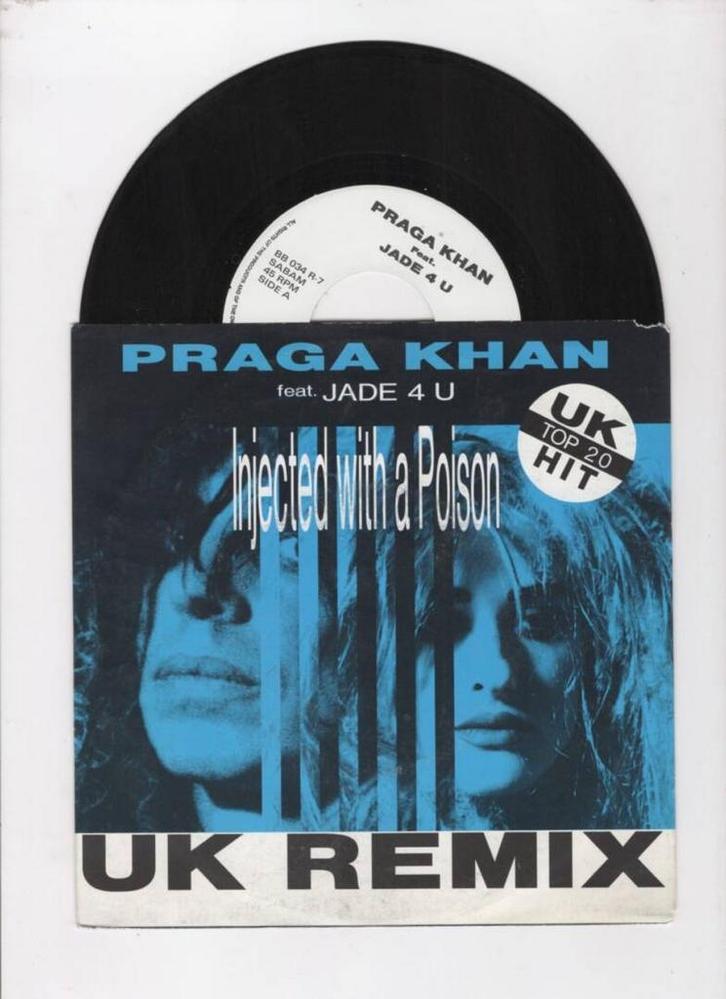 Praga Khan, Jade 4 U – Injected With A Poison (1-7-Vinyl-Si, Cd's en Dvd's, Vinyl Singles, Ophalen of Verzenden